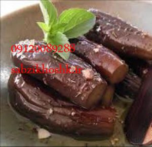 فروش ترشی بادمجان شکم پر 